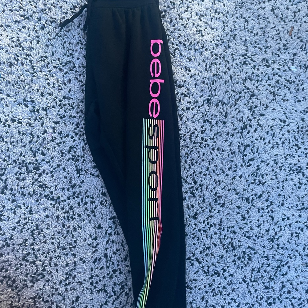 Large Bebe sport sweat pants